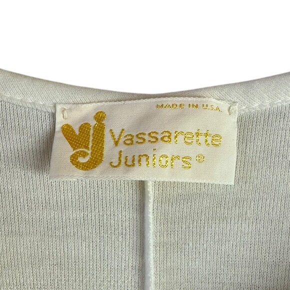 NOS Vintage Vassarette Juniors White Penguin Roller Skate Nightgown – Size Large - Picture 5 of 7